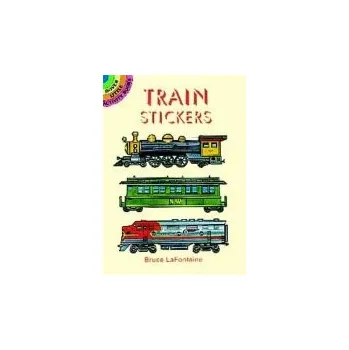 Cizojazyčná kniha Train Stickers - LaFontaine, Bruce