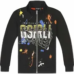 CHLAPECKÁ MIKINA NA ZIP S NÁPISEM BF Barva: Černá, Velikost: 134