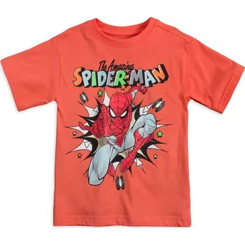 Chlapecké oblečení Chlapecké tričko MARVEL SPIDERMAN AMAZING coral Velikost: 128