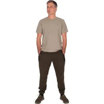 Rybářské oblečení Fox Premium 310 Joggers - Khaki/Camo Velikost: XL