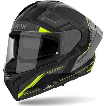 Helma na motorku Integrální přilba AIROH MATRYX Rocket, (žlutá matná) 2025