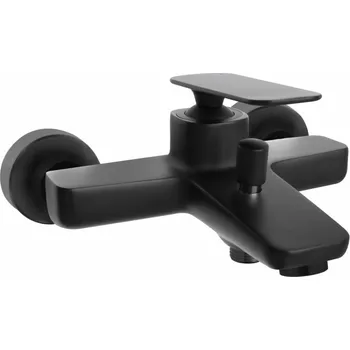 Vodovodní baterie HERZ Baterie vanová, nástěnná, černá, Zen u30B - UH00330B