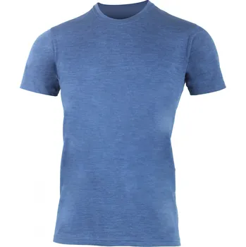 Pánské tričko RIOS pánské merino triko s akrylem - Modrá 5252 / L / Modrá