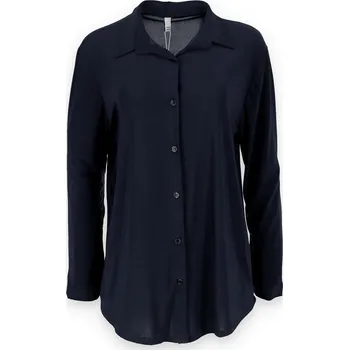 Dámská košile Košile s dl. rukávem oversize 056 barva: černá