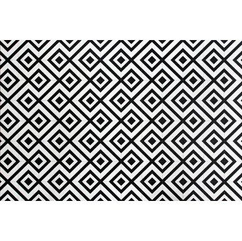 pvc podlaha PVC podlaha ČERNO-BÍLÁ šíře 2 m RETRO do kuchyně, zádveří - ARTIFACT