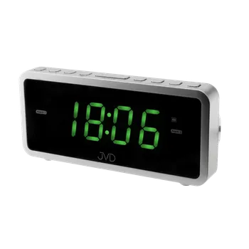 Budík JVD Digitální budík do sítě se zelenými LED svítícími čísly a vibracemi JVD SB701.3 ( )