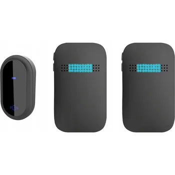 Domovní zvonek BEZDRÁTOVÝ ZVONEK BEZBATERIOVÝ VODĚODOLNÝ IP68 DOSAH 260M - KE DVEŘÍM / VRÁTKŮM