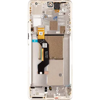 LCD + dotyk + přední kryt pro Motorola Edge 50 Pro, moonlight pearl (Service Pack) + DOPRAVA ZDARMA