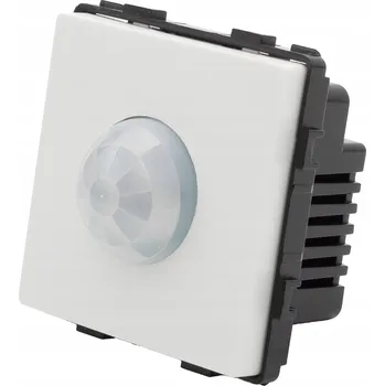 Pohybové čidlo Podomítkový nástěnný PIR senzor pohybu do rámečku, bílý LUUNA