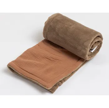 Dětská deka Tulimese Celoroční deka karamelová dvouvrstvá