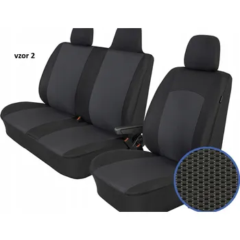 Potah sedadla Autopotah ATRA na míru 2+1 Renault Trafic III (2014-2024) Barva: 2