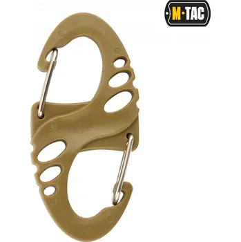 pomocná karabina M-Tac Plastic S-Hook Carabiner Coyote (Karabina M-Tac Plastic S-Hook Carabiner Coyote)