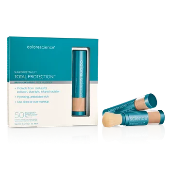 Pleťový krém Colorescience Sunforgettable® Total Protection™ Brush-On Shield SPF 50 Multipack Medium