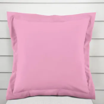 Povlak na dekorativní polštářek Dekorační povlak na polštář s lemem Rongo RG-094 Sytě růžový 35 x 45 cm