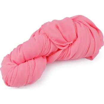 Šála Letní šátek / šála jednobarevná 75x175 cm, barva 9 růžová střední