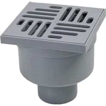 Sifon Sifon 100 s přímým odtokem Ø50 a popelkovou vpusťou