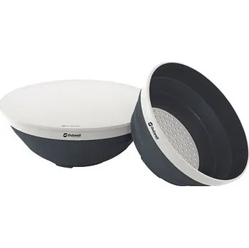 Kempingové nádobí Sada multifunkčních skládacích misek Outwell Collaps barva tmavě modrá