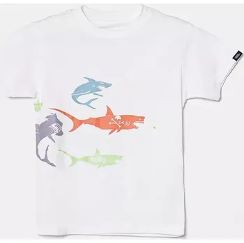 Chlapecké tričko Dětské bavlněné tričko Vans The Pack bílá barva, s potiskem, VN000MMHWHT1 00X, vel. 92