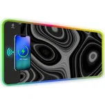 Huado RGB podložka pod myš s bezdrát nabíjením 15W Agate Huado 97k-cube
