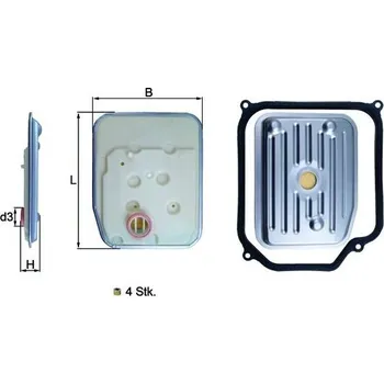Hydraulický filtr MAHLE ORIGINAL Hydraulický filtr, automatická převodovka HX 147KIT1