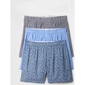Boxerky GAP Boxerky, 3 ks - Pánské GAP modrá 3256956