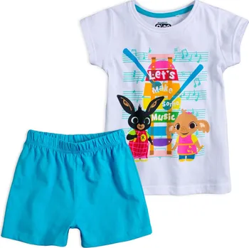 Dívčí pyžamo Dívčí pyžamo BING MUSIC bílé Velikost: 110