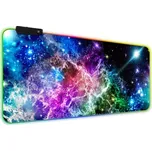 Huado herní RGB podložka pod myš 80x30 cm Rainbow Galaxy Huado NRGB-C005