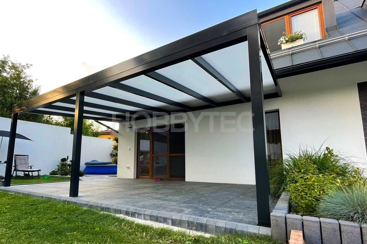 Typizovaná hliníková pergola HOBBY 5x4m