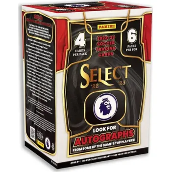 Sběratelská karetní hra 2022-23 Panini Select Premier League EPL Soccer Blaster Box