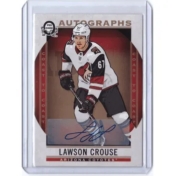 Sběratelská karetní hra 2018-19 UD OPC LAWSON CROUSE Coast to Coast Auto Podpis