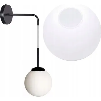 Nástěnné svítidlo Nástěnná lampa nástěnná ZÁVĚSNÁ jednoduchá LOFT se SKLENĚNÝM stínidlem KOULE na 1x E27