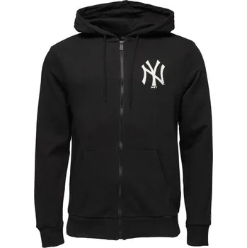 Pánská mikina Pánská mikina New Era MLB ESSENTIALS FZ HOODY NEYYAN XXL Černá, Bílá