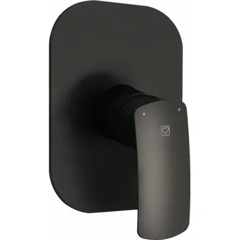 Vodovodní baterie HERZ Baterie sprchová podomítková černá, Elite 12246B - UH12246B