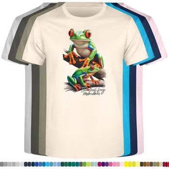 detske-levne-bavlnene-tricko-potisk-zabky-listovnice Barva: Natural - přírodní, Dětská bavlněná trička JHK: XL