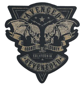 Nášivka z Avenged Sevenfold - Orange County Cut-Out - Žádný - cerná/béžová