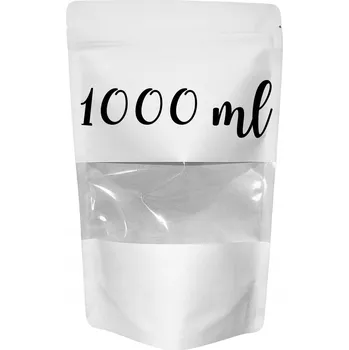 Jednorázové nádobí Doypack Bílý Kraft Papír s okénkem 1000 ml 50 ks