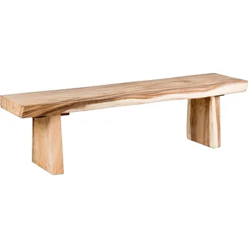 Zahradní sestava DEOKORK Lavice ze suaru TRUNK 160 × 40 × 49 cm