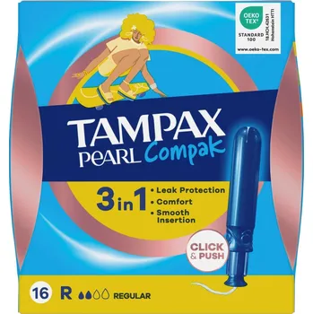 Menstruační tampony Tampax Pearl Compak Regular tampony s aplikátorem