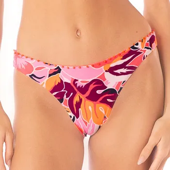 Dámské plavky Maaji - Party a la plage plavkové kalhotky klasické pink overflow M PT2617SBC074