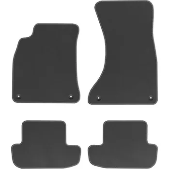 autokoberec AUDI A5 I 8T COUPE 2007 - 2016 Velurové autokoberce GRAFIT LUX