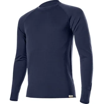 Pánská mikina WITY pánská merino mikina/svetr - Modrá 5252 / XL / Modrá