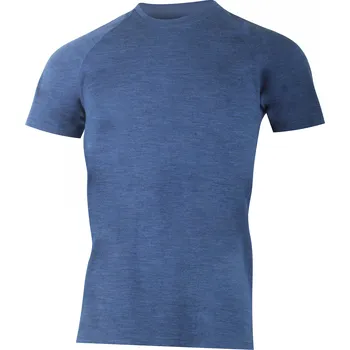 Pánské tričko CARLOS pánské merino triko s akrylem - Modrá 5252 / L / Modrá