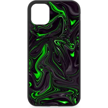 Náhradní kryt pro mobilní telefon Kryt na mobil Samsung COLORFUL - BLACK AND GREEN Samsung: A73