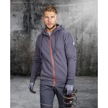 Pánská mikina Mikina ARDON®M003 šedo-červená S šedé odstíny S