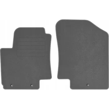 autokoberec Velurové autokoberce s upevněním v sadě Edecor