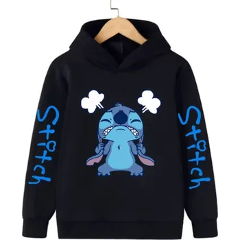 Chlapecký svetr Lilo & Stitch Mikina s kapucí a motivem "Lilo & Stitch" - Zuřivý Stitch Barva: černá (935-59034), Velikost: 150/10-11 let
