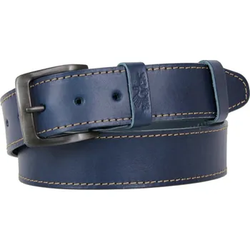 Opasek Black Hand Kožený opasek UNI Black Hand 2006-40 modrý