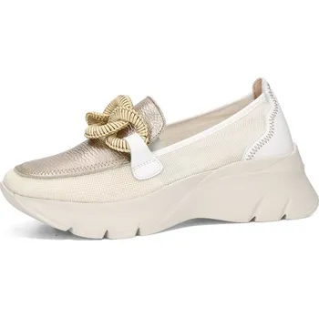 Dámské mokasíny Hispanitas dámské stylové mokasíny - béžovo bílé