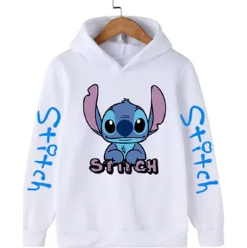 Chlapecký svetr Lilo & Stitch Mikina s kapucí a motivem "Lilo & Stitch" - 5 barevných variant (nápis Stitch) Barva: bílá (935-59035), Velikost: 100/3-4 roky