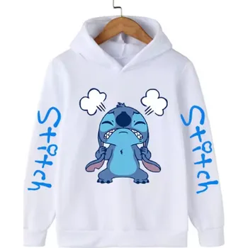 Chlapecký svetr Lilo & Stitch Mikina s kapucí a motivem "Lilo & Stitch" - Zuřivý Stitch Barva: bílá (935-59034), Velikost: 160/12-13 let